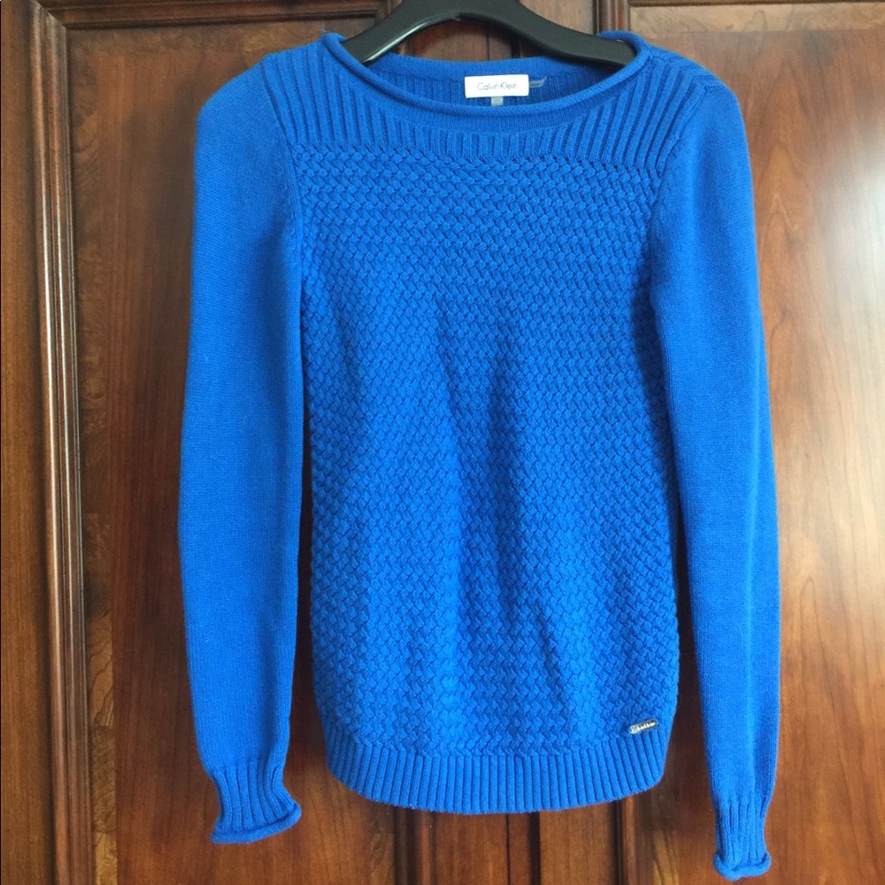 Calvin Klein royal blue sweater